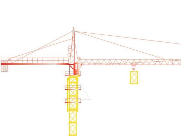 动臂式塔式起重机，现代建筑工地的得力助手  动臂式塔式起重机