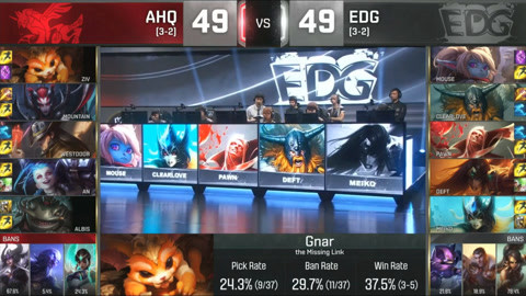 EDG vs AHQ，电竞战火重燃的热血对决  edg vs ahq